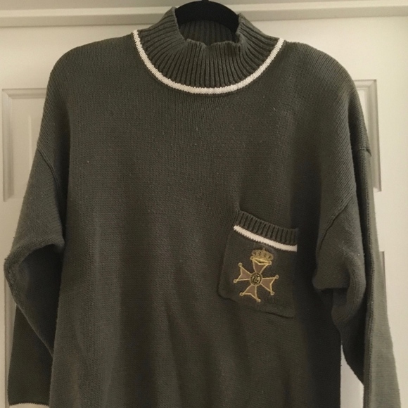 UEC Tarazzia International olive Sweater Size M - Picture 3 of 11